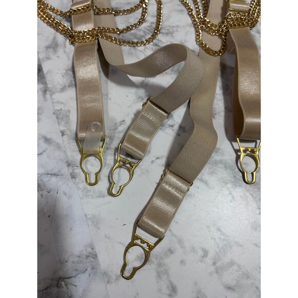 Metallic Gold Bikini Set S Swimwear Cosplay Intimate Coquette Feminine Pinup - Picture 7 of 7